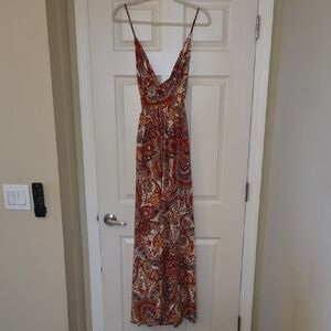 Bohemian Paisley Maxi Dress